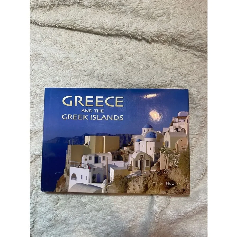 Greece and the Greek Islands Coffee Table Photo Book - Blue & White Cover